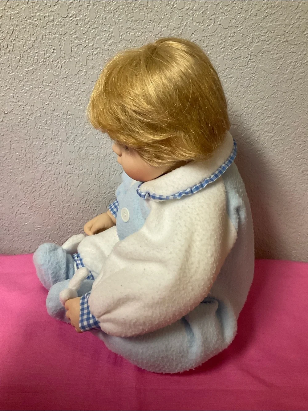 Vintage Heritage Mint Ltd. Porcelain And Cloth Girl Baby Doll 2000